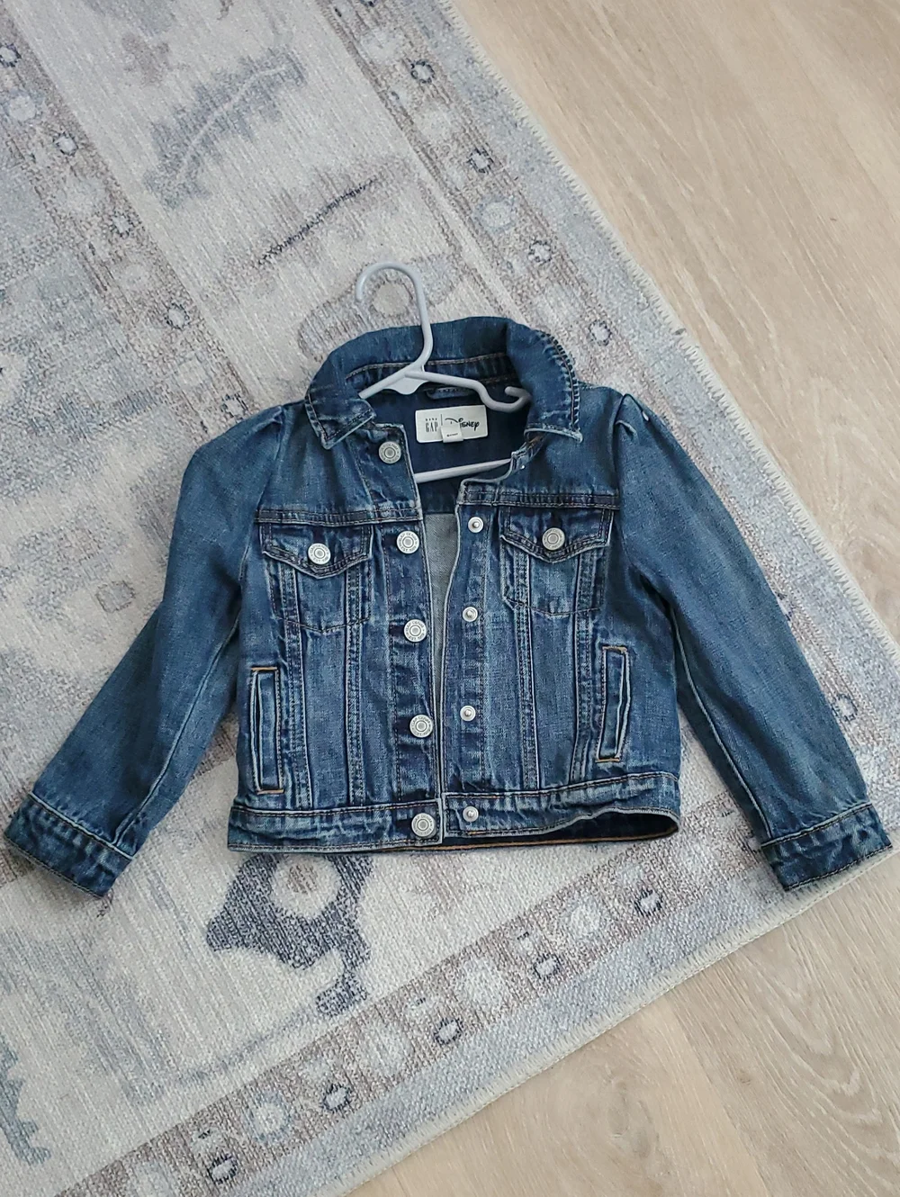 Gap X Disney Toddler Girls Minnie Mouse Denim Jean Jacket Sz4